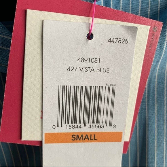 NWT Izod Silver Crest Striped Career Shirt - Picture 5 of 8